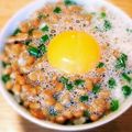 Aloha☆★'s cooksnap of when they made 納豆たまごかけご飯.