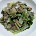 桜月❀咲良mommy's cooksnap of when they made ♥べか菜と豚ばらの塩味炒め♥.
