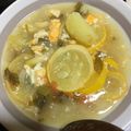 こたつねこくん's cooksnap of when they made セロリの葉でウエイパー中華スープ.
