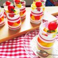 risa29ai's cooksnap of when they made ピーチラズベリーブランマンジェ.