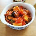ぱんぽん's cooksnap of when they made 夏野菜☆ケチャップあんかけで厚揚げを.