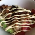 P太郎ママ's cooksnap of when they made 疲労回復！アボカド豚トマ丼☆.