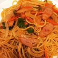 ☆るぅら☆'s cooksnap of when they made フライパン一つで簡単ナポリタン！.