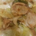 hamanny's cooksnap of when they made 鶏肉、にんにくの芽、レタスの塩麹炒め.