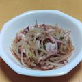 sarari's cooksnap of when they made もやしとイカのあっさり炒め.