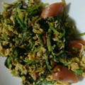 かほたくhy's cooksnap of when they made ほうれん草とウインナーの卵炒め.