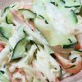 さとっちにゃん's cooksnap of when they made 簡単美味♡ きゅうりとかにかまのマヨ和え.