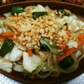 未希0424's cooksnap of when they made 麺つゆで★揚げ玉入り焼うどん.