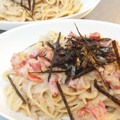 里部あみ's cooksnap of when they made めんつゆで簡単♪梅ツナマヨパスタ！.