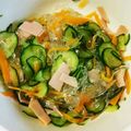 モコ119's cooksnap of when they made きゅうりとハムの春雨酢の物風サラダ.