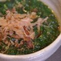 こはがえる's cooksnap of when they made モロヘイヤのたらこあえ.