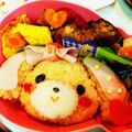 はるぴったん's cooksnap of when they made キャラ弁 ボンボンリボンちゃん.