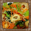 Emiii28's cooksnap of when they made 小松菜とちくわの胡麻和え.