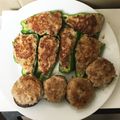 Mʕ•ᴥ•ʔS's cooksnap of when they made もやしで●ピーマンとしいたけの肉づめ●.