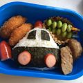 クックB82EYZ☆'s cooksnap of when they made キャラ弁 パトカー.