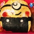 イクロー's cooksnap of when they made キャラ弁 ミニオン♪( ´▽｀).