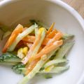 狛姫号's cooksnap of when they made 胡瓜と人参のマヨネーズドレッシング和え.