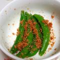 imosa's cooksnap of when they made 簡単♪スナップエンドウの胡麻マヨ和え.