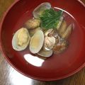 減塩パパ's cooksnap of when they made 基本のあさりのお吸い物.