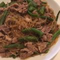 おにぎりちゃんママ's cooksnap of when they made ご飯がススム！豚バラとインゲンと春雨炒め.
