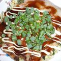 美白姫's cooksnap of when they made 大葉＆チーズお好み焼き(´ー`).