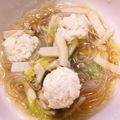 さここ104's cooksnap of when they made 妊婦スープ 高野豆腐の肉団子.