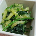 ハヤぱんだ's cooksnap of when they made ほうれん草ときゅうりのごま和え.