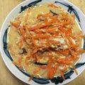 書セラピスト流香's cooksnap of when they made 人参の卵とじ.