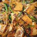 ピーマンがスキです♪'s cooksnap of when they made 厚揚げキムチひき肉炒め和え.