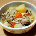 クック漣ちゃん's cooksnap of when they made エノキ入り肉じゃが　お弁当のおかず.