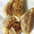 クック9KYIFC☆'s cooksnap of when they made 残った餃子の皮で★キムチ納豆餃子.