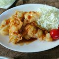 2児ママみきてぃ's cooksnap of when they made お弁当に✿鶏のてんぷら甘だれかけ.