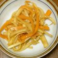 減塩パパ's cooksnap of when they made 大根の皮でキンピラ.