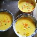 モコ119's cooksnap of when they made コーンクリームフラン（洋風茶碗蒸し）.