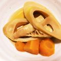 micchily's cooksnap of when they made タケノコと人参の煮物.