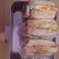 future7777's cooksnap of when they made お好み焼き風サンドイッチ.