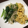 YUKA7575's cooksnap of when they made 節約激ウマ！もやしと小松菜の半熟マヨたま.