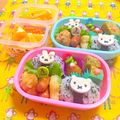 ｊｕｎ＊ｊｕｎ＊'s cooksnap of when they made 【キャラ弁】ミッフィーのおにぎり弁当.