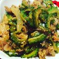 莉那❤︎'s cooksnap of when they made 豚肉とゴーヤの甘辛炒め＊.