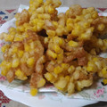 ジャイＢ's cooksnap of when they made 初夏限定♪とうもろこしとちくわのかき揚げ.