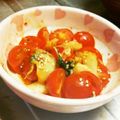 rioriiio's cooksnap of when they made 【5分】冷やしトマト☆キムチごま油和え.
