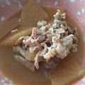 あおママ★'s cooksnap of when they made こっくり豚大根の白味噌煮.