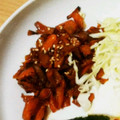 たべるのだあいすき's cooksnap of when they made 人参の皮のきんぴら.