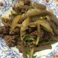 てぃーぬ＊＊＊'s cooksnap of when they made 牛肉とピーマンのチャプチェ風炒め♪.