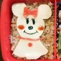 けい♥️'s cooksnap of when they made てるてるぼうずミッキーミニー 梅雨弁.
