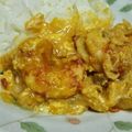viamama's cooksnap of when they made 卵入りでふわふわ♪エビチリ丼.