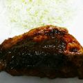 ♪あかいきのこ♪'s cooksnap of when they made ■香ばしい♪豚ロース肉のにんにく焼き■.