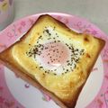 naomama♪'s cooksnap of when they made ♡マヨ玉トースト♡.