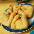 さだはる２８号's cooksnap of when they made カレーチーズで油揚げの焼き巾着.