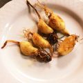 クック9AILRO☆'s cooksnap of when they made ひげにんにくの素揚げ.